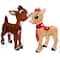 Lighted Rudolph & Clarice Outdoor Christmas Décor Set